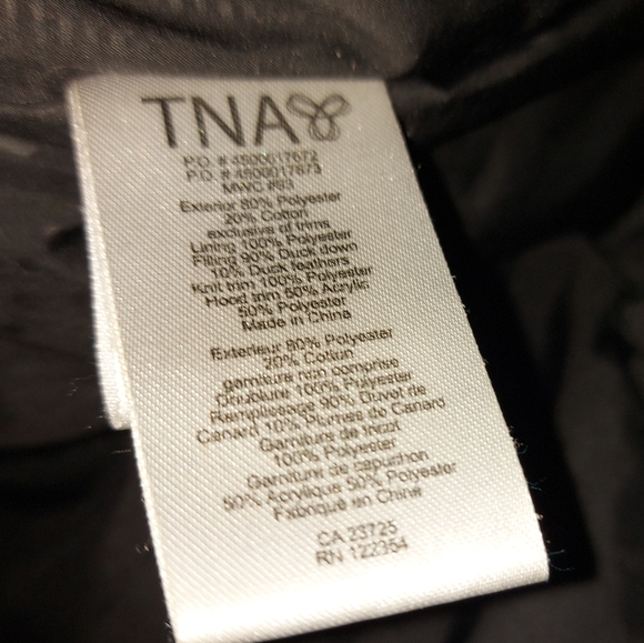 TNA Black Ronne Short Down Parka - Picture 15 of 15